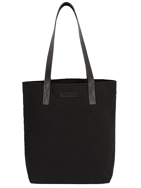 Black Canvas Tote